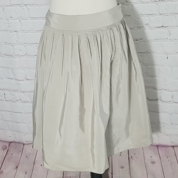 Banana Republic Skirts Banana Republic Tan Accordion Full Pleated